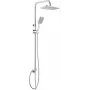 DEANTE Alcachofa de ducha 1 función cromada 80mm chorro lluvia mango ABS