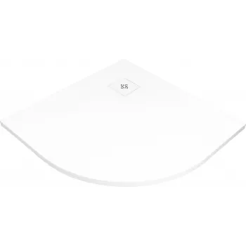 Plato de ducha de acrílico semicircular DEANTE 90x90 cm blanco