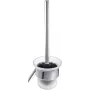 DEANTE ADI 0711 Set de cepillo para WC de pared, acero inoxidable, Plata, Serie Leman