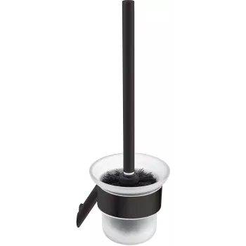DEANTE ADI N711 set de cepillo para WC suspendido con soporte de acero inoxidable, plata, mate