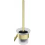 Cepillo de WC de pared DEANTE ADI_R711 con soporte de acero inoxidable, negro mate