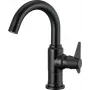 DEANTE Arnika Nero Grifo de lavabo negro mate batería