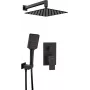 DEANTE Conjunto de ducha empotrado Arnika Nero negro mate