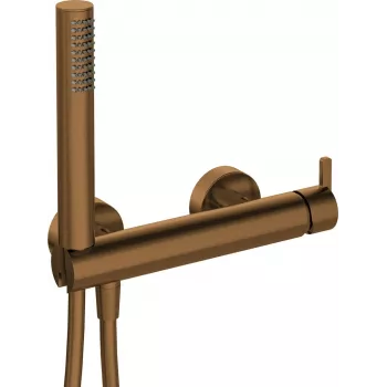 DEANTE grifería de bañera de pared Arnika Nero con set de ducha, negro mate