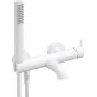 DEANTE Arnika Grifo de bañera de pared con conjunto de ducha - negro mate