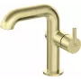 DEANTE Grifo de Lavabo con Caño Rectangular, Negro Mate, Latón, Monomando, Montaje en Superficie, Serie Arnika