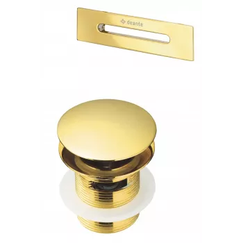 DEANTE Set de accesorios para bañera - desagüe y rebosadero, cromo, latón, automático