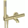 Grifería de bañera DEANTE con conjunto de ducha - monomando de pared, cromo, latón, cartucho cerámico, manguera de acero inoxidable de 150 cm