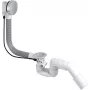Sifón de bañera DEANTE con cierre automático, latón cromado, desagüe 52 mm, salida 40/50 mm
