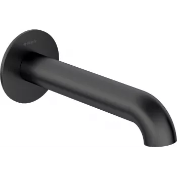 DEANTE caño de bañera Arnika negro mate montaje en pared monomando latón