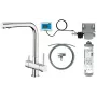 DEANTE BCHF065M grifo de cocina de 3 vías con set de filtro de agua, negro mate