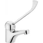 DEANTE BOJ 021C Grifo monomando de lavabo con tapón automático pop-up, cromo, serie Clinic