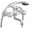 DEANTE BON 011D Monomando de bañera con set de ducha, negro mate, montaje en pared
