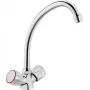 DEANTE BON 060D Grifo de cocina de pie cromado monomando caño giratorio latón