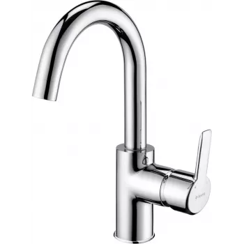 DEANTE BQA 024M Grifo de lavabo Cromo monomando montaje sobre encimera