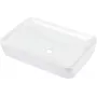 DEANTE lavabo sobre encimera de cerámica 60x40 cm blanco brillante