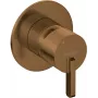 DEANTE Grifo de ducha empotrado sin desviador - Cromo, monomando, serie Loge