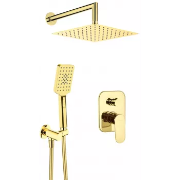 Conjunto de ducha empotrado DEANTE Arnika Cromo 250mm cabezal de ducha redondo