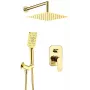 Conjunto de ducha empotrado DEANTE Arnika Cromo 250mm cabezal de ducha redondo