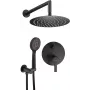 DEANTE Set de ducha empotrado Arnika Nero negro mate