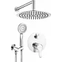 Set de ducha empotrado DEANTE negro mate