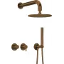 DEANTE Set de ducha empotrado con cabezal, grifo horizontal