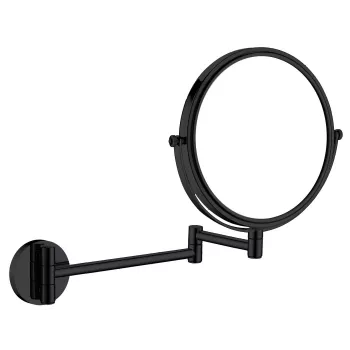 DEANTE Espejo de tocador con brazo móvil - de doble cara, aumento 1x/3x, montaje en pared, Cromo