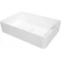DEANTE lavabo sobre encimera de cerámica CGS_6U5S blanco brillante