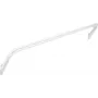DEANTE Davino toallero de pared - 2 brazos abatibles, acero inoxidable, plata mate