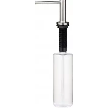 Dispensador de lavavajillas DEANTE con soporte para esponja, 380 ml, negro