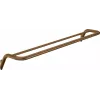 DEANTE toallero doble - de pared, negro mate, 400 mm