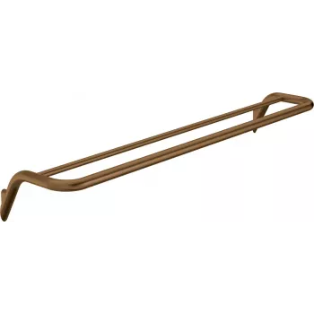 DEANTE toallero doble - de pared, negro mate, 400 mm
