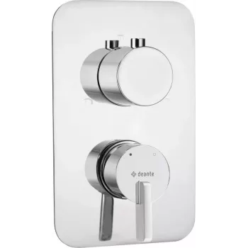 DEANTE Elemento exterior para mezclador empotrado BOX - Cromo, monomando, montaje en pared