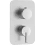 Elemento exterior para grifo monomando empotrado DEANTE BOX - Cromo, roseta cuadrada, monomando, cartucho cerámico 35 mm