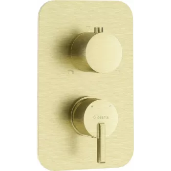 DEANTE Elemento exterior para mezclador BOX - Placa embellecedora para bañera empotrada, negro mate