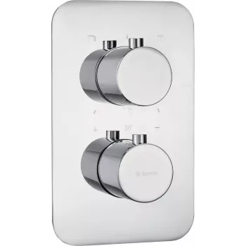 Deante Elemento exterior para termostato BOX Cromo