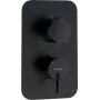 Deante Silia BXY_NQSM Elemento exterior para mezclador empotrado BOX, Nero (negro)