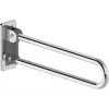 DEANTE Soporte de pared plegable 70 cm blanco acero Soporte de estante que ahorra espacio