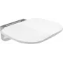DEANTE Asiento de pared plegable - Blanco, capacidad 150 kg, plástico ABS y aluminio