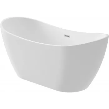 DEANTE Bañera exenta ovalada de acrílico 150 cm Blanco
