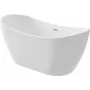 DEANTE Bañera exenta ovalada de acrílico 150 cm Blanco