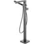 DEANTE Grifo de Bañera de Pie con Set de Ducha Arnika Nero Negro Mate