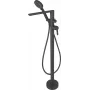 DEANTE grifo de bañera de pie con set de ducha - serie Arnika, negro mate
