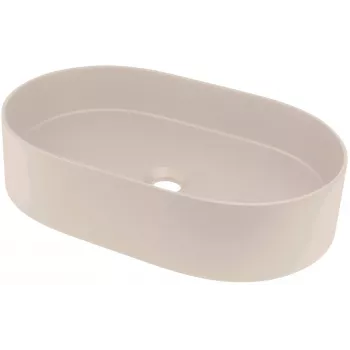 Lavabo de compuesto de granito DEANTE con escurridor - beige - 780x435 mm