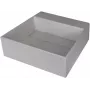 DEANTE Fregadero de cocina de granito compuesto con espacio para grifo y tapa - Grafito, 780x435 mm, 1 cubeta, escurridor reversible