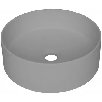 DEANTE Lavabo de granito sobre encimera grafito 520x370x190mm