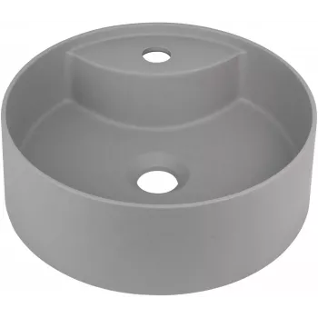 Lavabo de granito para encimera DEANTE con espacio para grifo - Negro, 1 seno, escurridor integrado