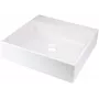 DEANTE Lavabo de sobreponer de granito con orificio para grifo - 400x400 mm Black Onyx