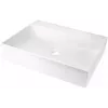 Lavabo de granito sobre encimera DEANTE con orificio de grifo - 500x400 mm gris antracita