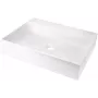 Lavabo de granito sobre encimera DEANTE con orificio de grifo - 500x400 mm gris antracita